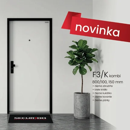 Novinka! Bezpečnostné dvere F3/K Kombi Novinka! Bezpečnostné dvere F3/K Kombi